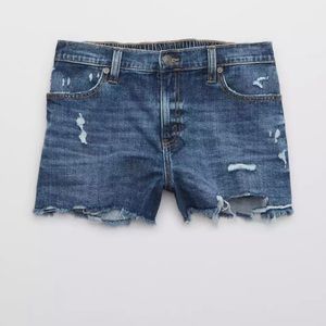 Aerie Distressed Denim Daydream Shorts